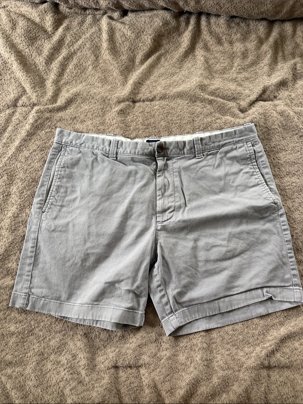 J. Crew Light Gray Men’s Flat Front Shorts